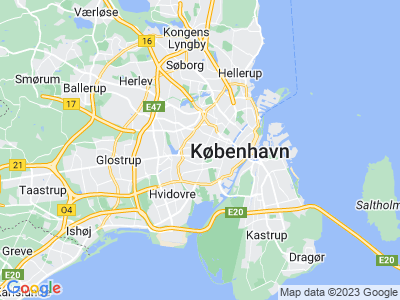 Kort over Frederiksberg